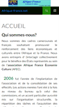Mobile Screenshot of afrique-france.net