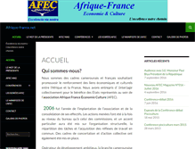 Tablet Screenshot of afrique-france.net